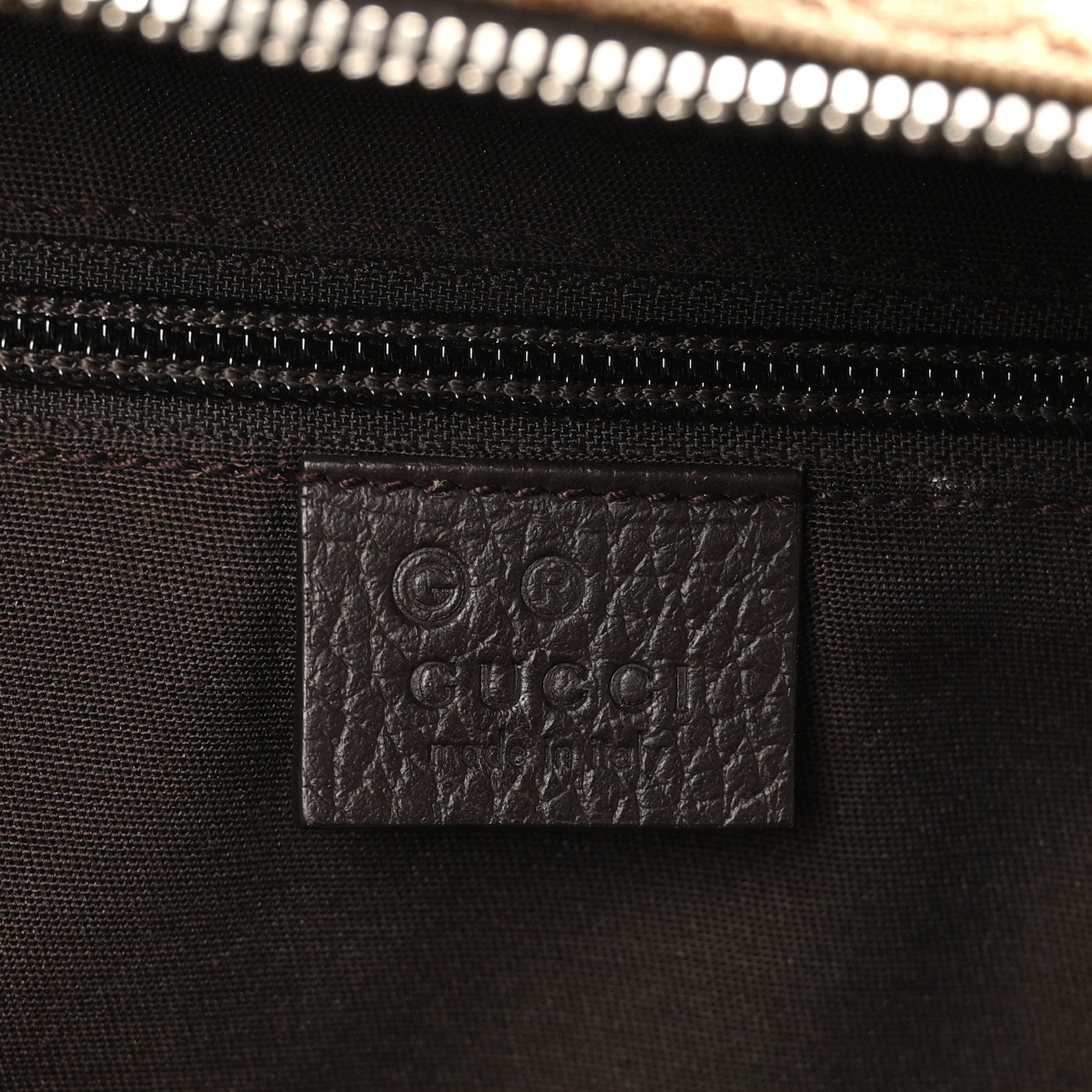 Gucci Monogram Travel Backpack Dark Brown 6 of 10