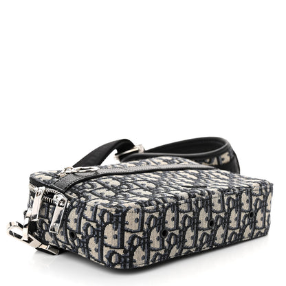Christian Dior HOMME Oblique Safari Messenger Blue 4 of 9