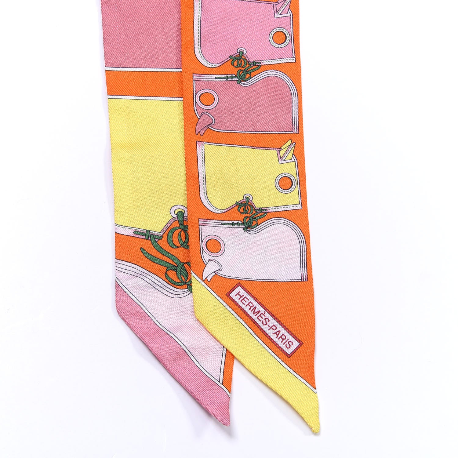 Hermes Silk Camails Twilly 2 of 4