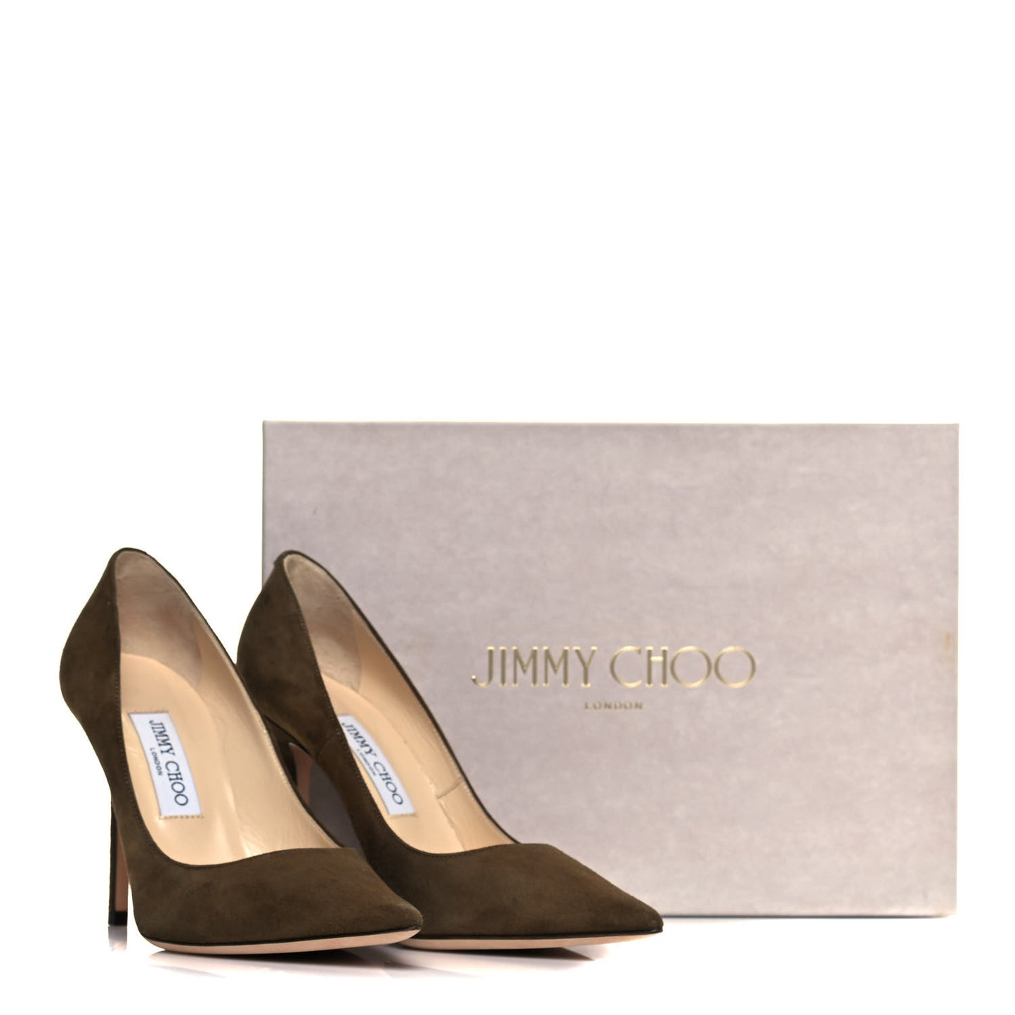Suede Abel Pumps 38 Olive