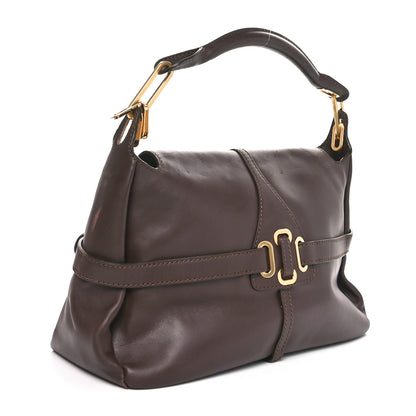 Jimmy Choo Calfskin Tulita Brown 2 of 10