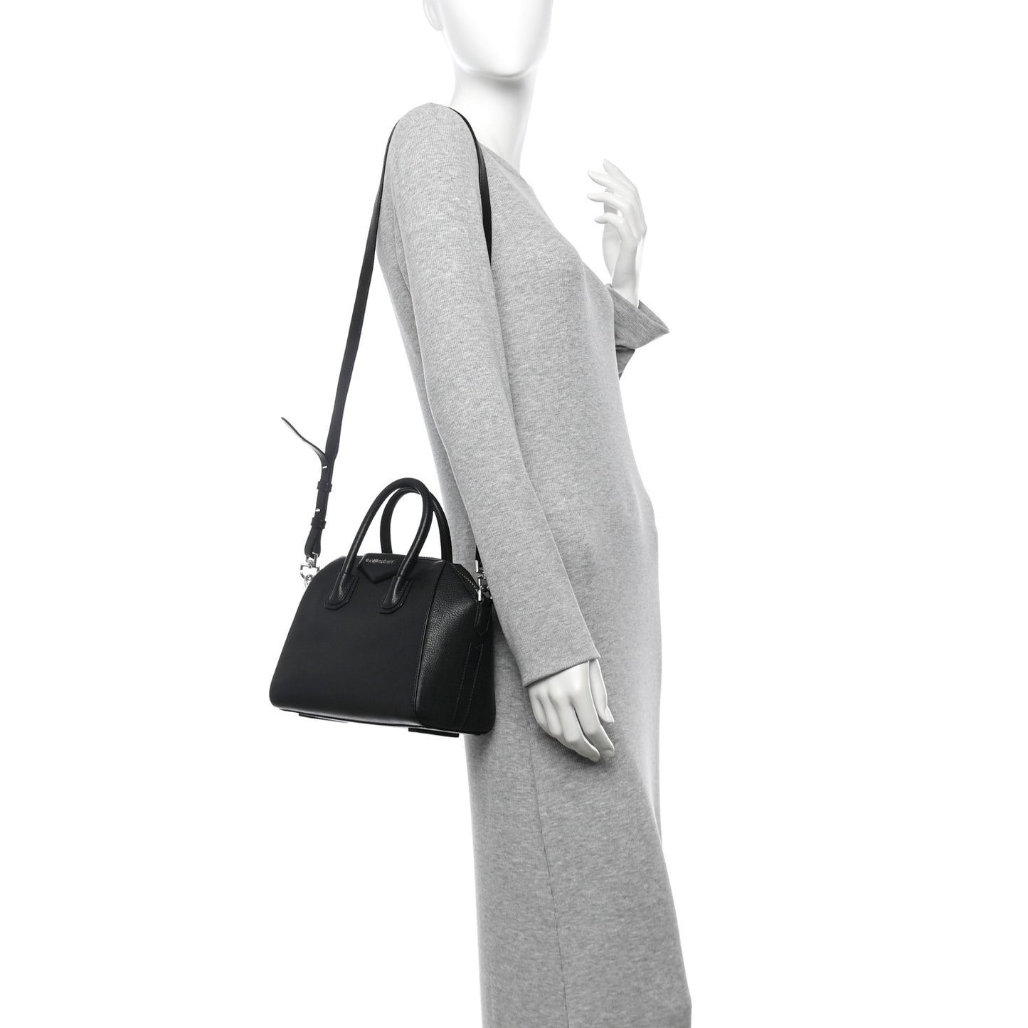 Sugar Goatskin Mini Antigona Black