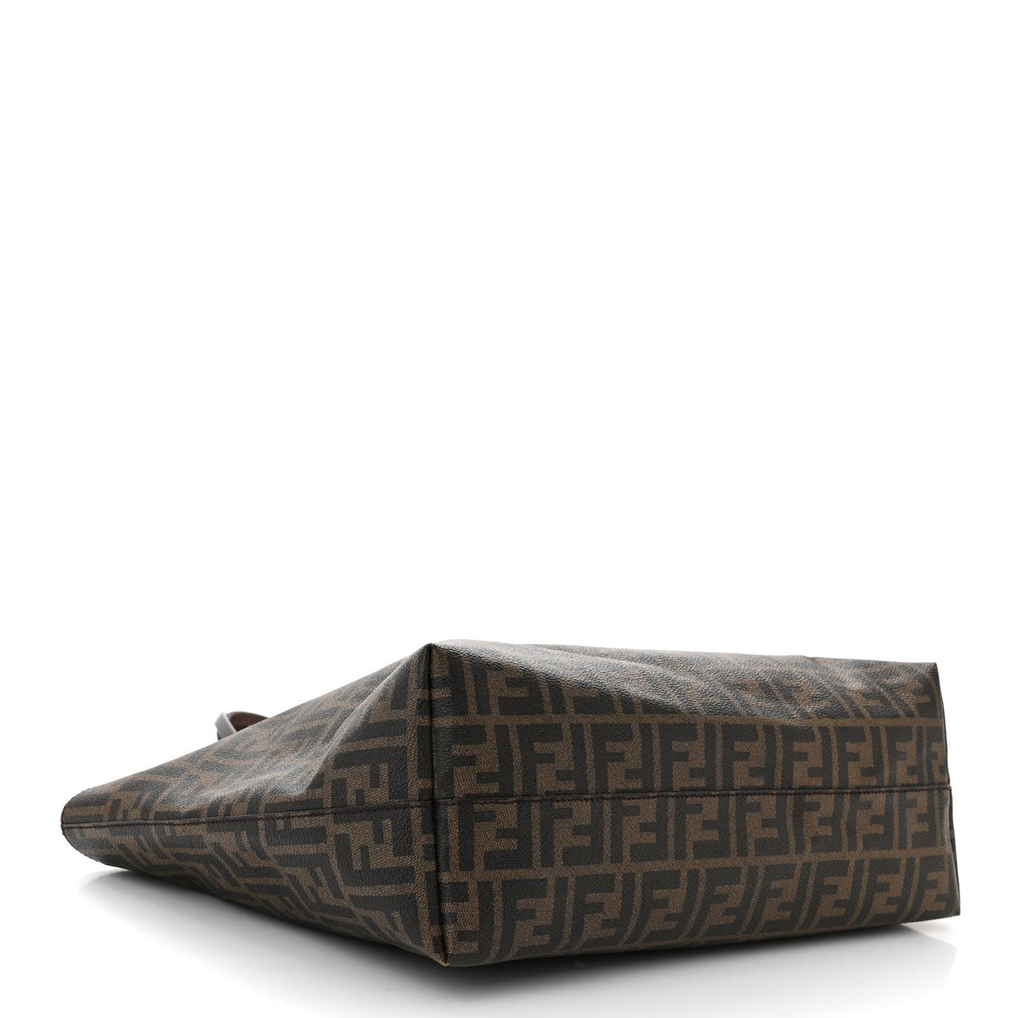 Zucca Spalmati Medium Roll Tote Tobacco Pavone