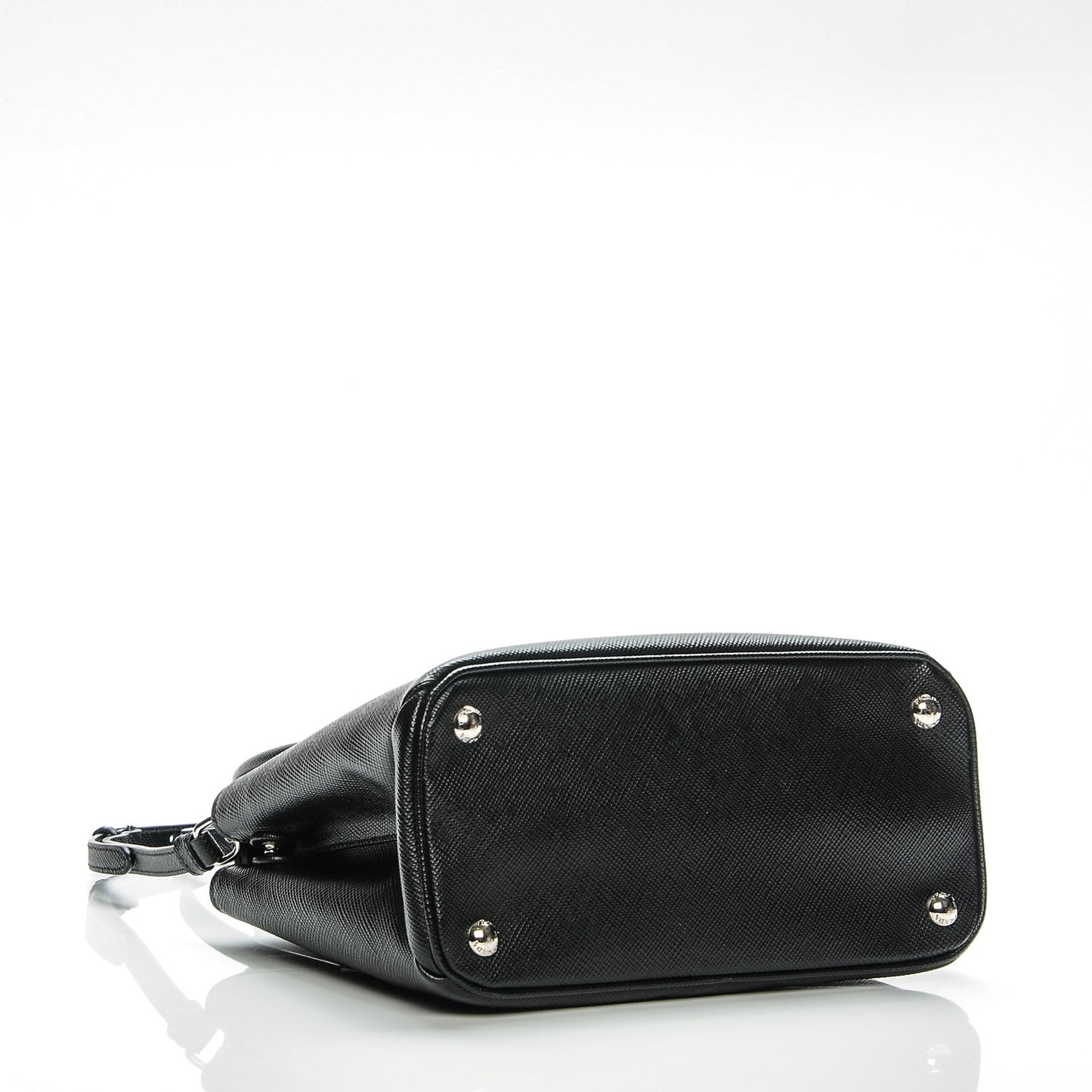 Saffiano Cuir Small Twin Tote Nero Black