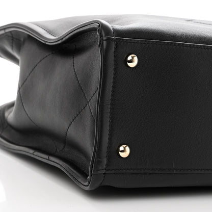 Chanel Calfskin CC Zipped Shopping Tote Black 8 of 10