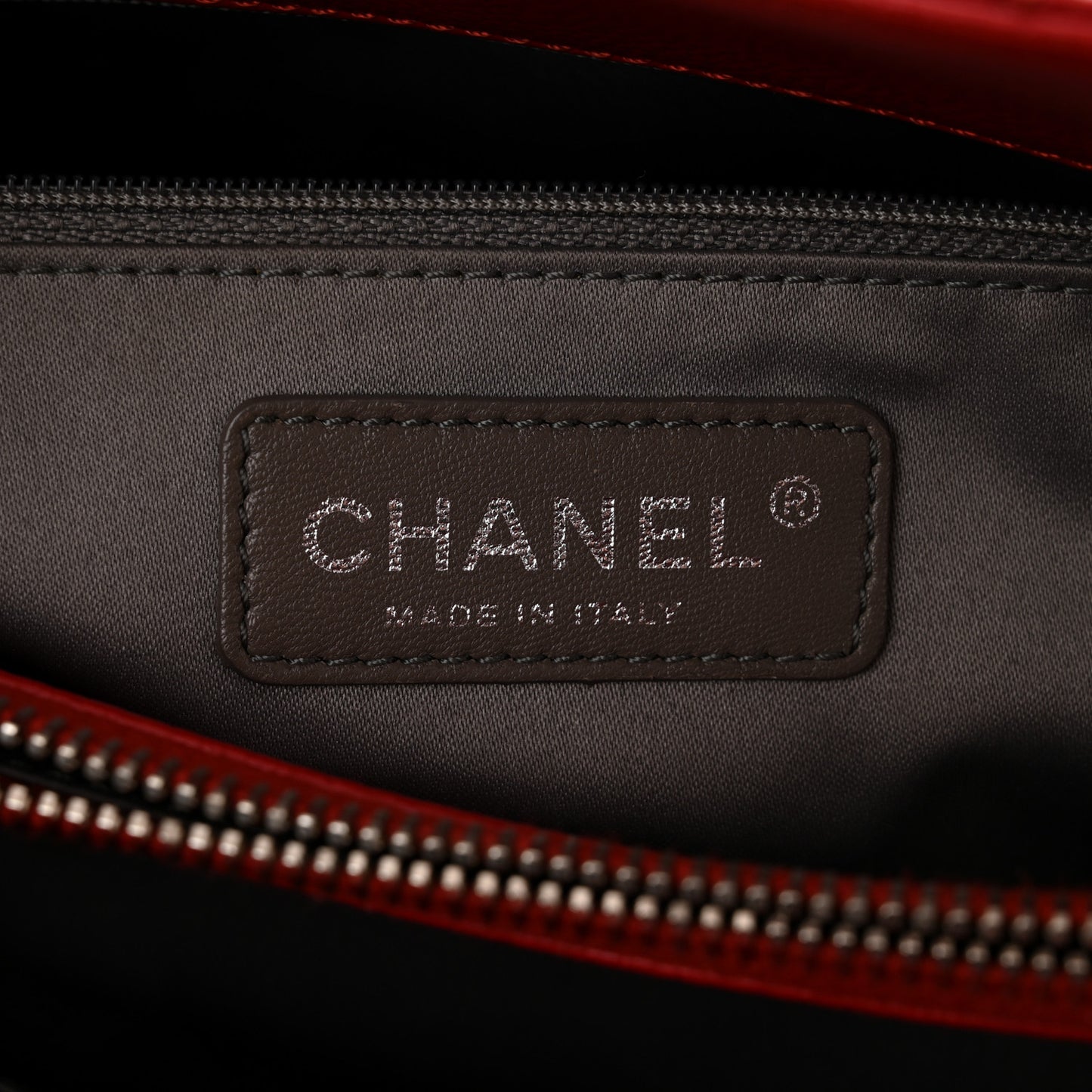 Caviar Quilted Grand Shopping Tote GST Red