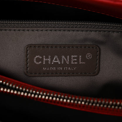 Chanel Caviar Quilted Grand Shopping Tote GST Red 6 of 11