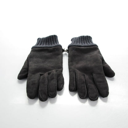 Louis Vuitton Lambskin Wool Sensation Gloves Charcoal Grey 2 of 5