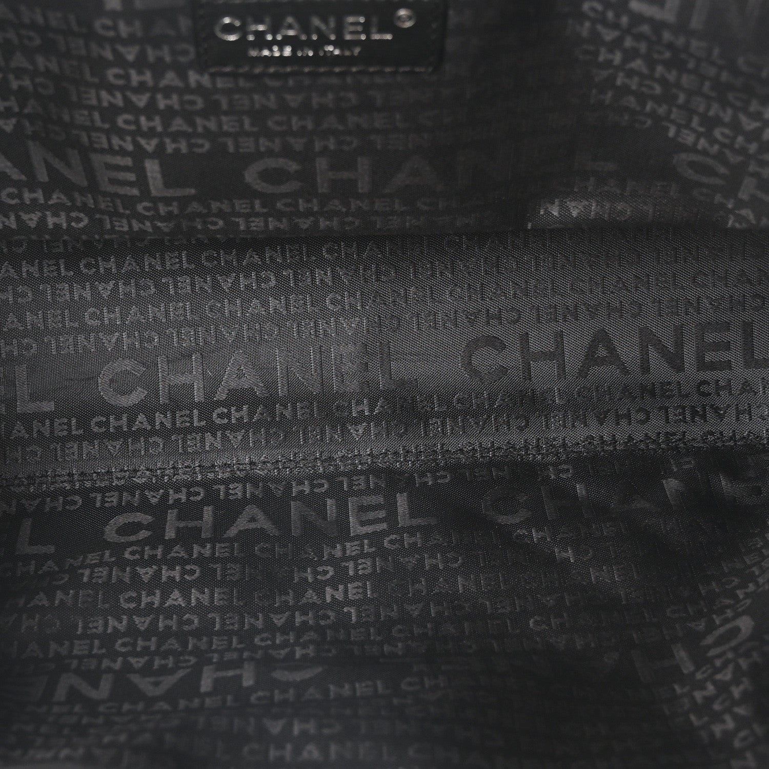 Chanel Tweed East West Flap Black White Beige 5 of 10