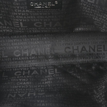 Chanel Tweed East West Flap Black White Beige 5 of 10