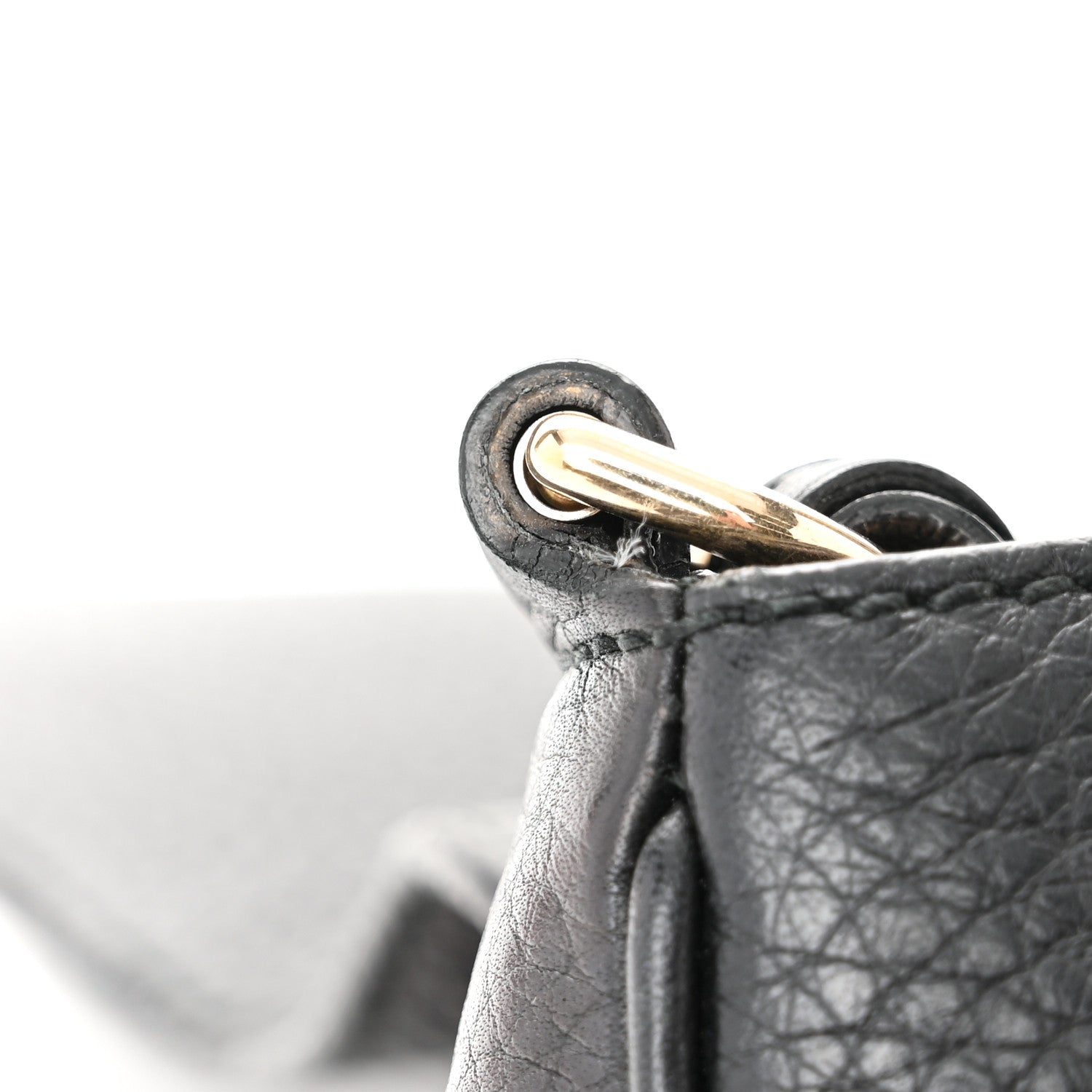 Gucci Pebbled Calfskin Medium Soho Flap Crossbody Black 15 of 15