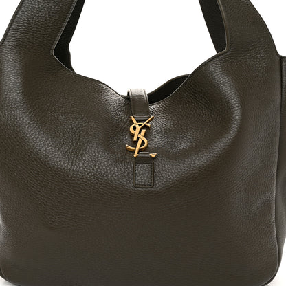 Saint Laurent Grained Deerskin Bea Tote Light Musk 8 of 10