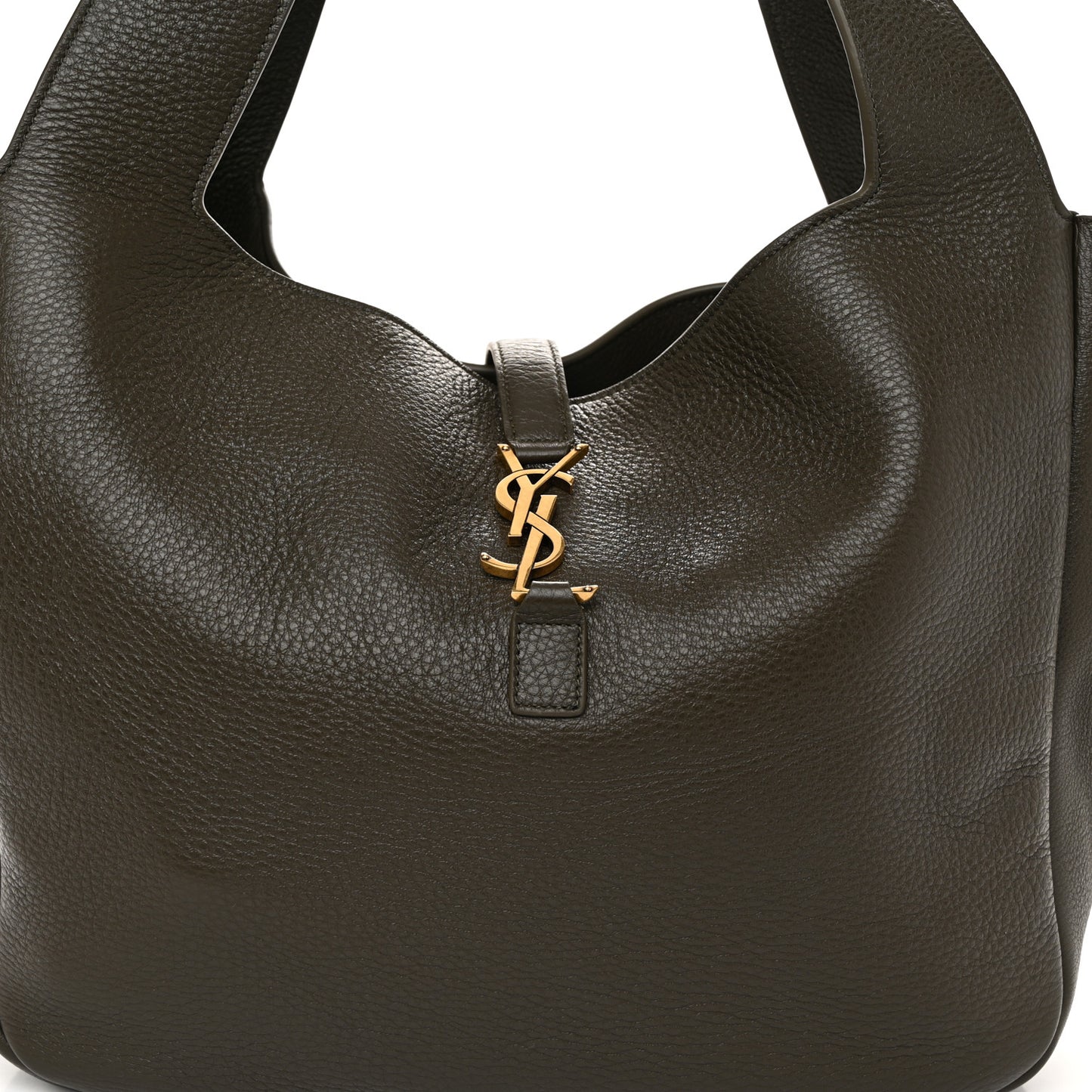 Grained Deerskin Bea Tote Light Musk