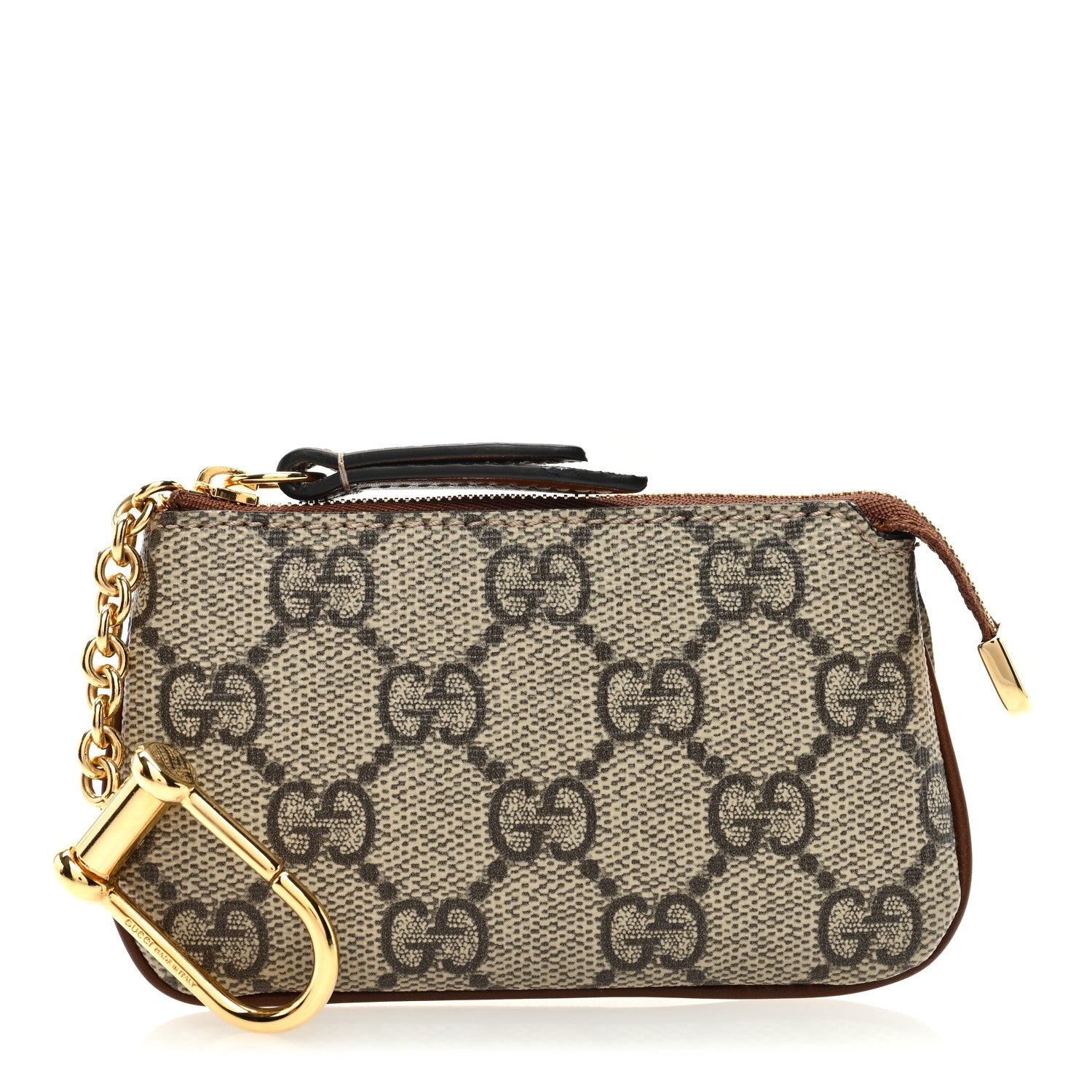 Gucci GG Supreme Monogram Key Case Brown 1 of 7