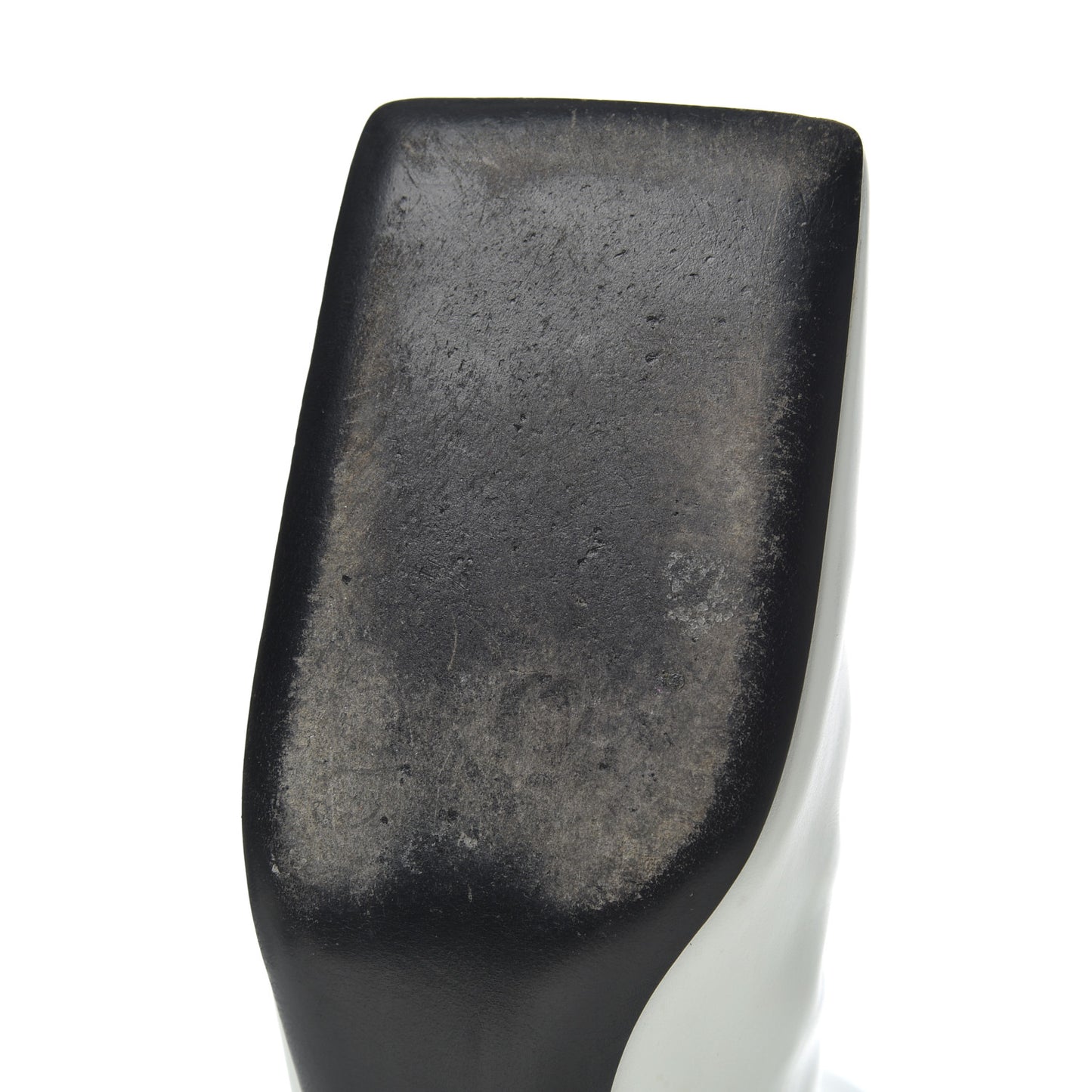 Calfskin Varenne BB Double Square Booties 36.5 White Gold
