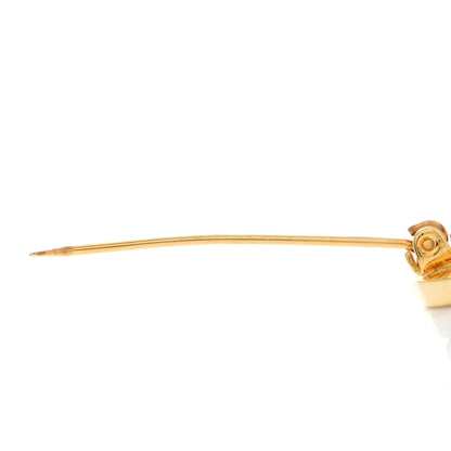 Chanel Metal Large CC Brooch Gold 4 of 5