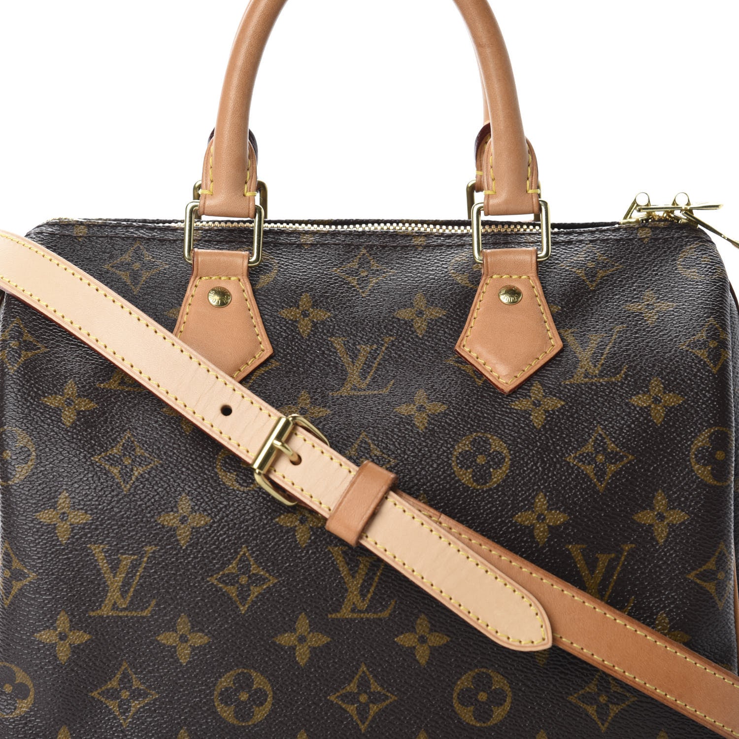 Louis Vuitton Monogram Speedy Bandouliere 25 10 of 10