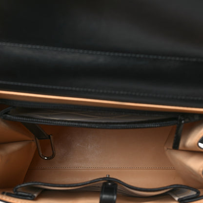 Delvaux Calfskin MM L'Humour Brillant Satchel Black 5 of 11