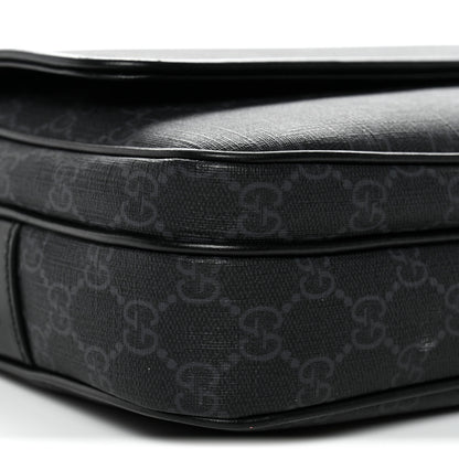 Gucci GG Supreme Monogram Small Crossbody Bag Black 9 of 10
