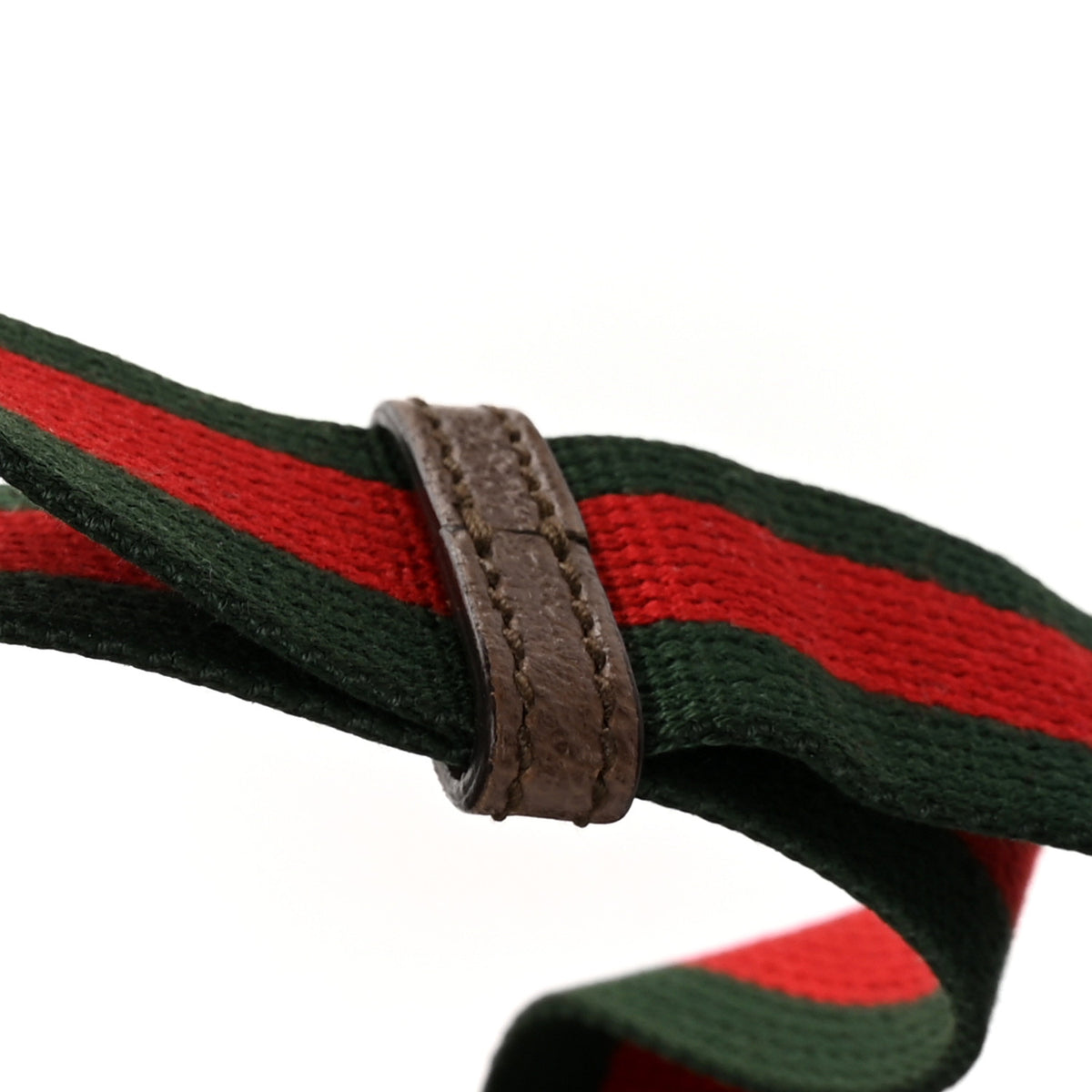 GG Supreme Monogram Neo Vintage Web Belt Bag Brown