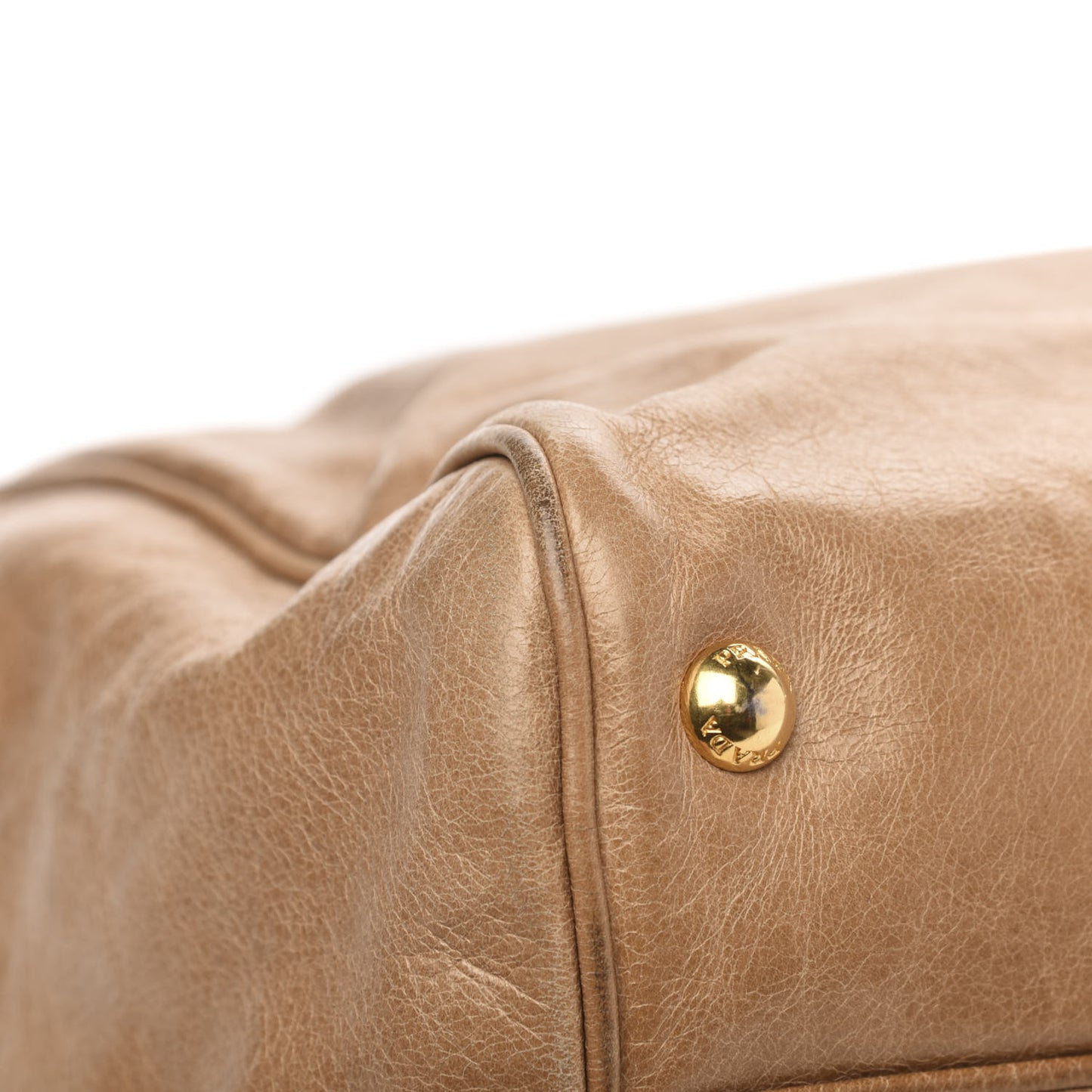 Vitello Shine Top Handle Bag Sughero