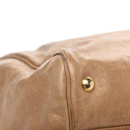 Prada Vitello Shine Top Handle Bag Sughero 11 of 13