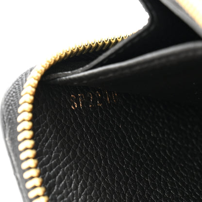 Louis Vuitton Empreinte Zippy Wallet Black 9 of 10
