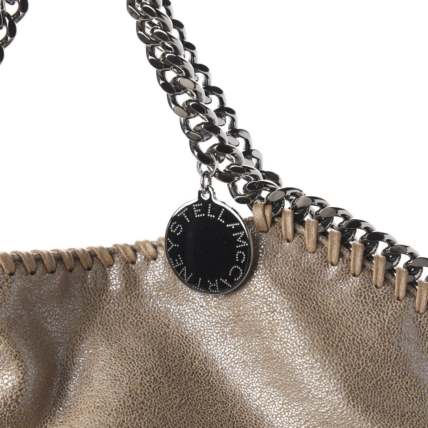 Shaggy Deer Falabella Fold Over Tote Redwood