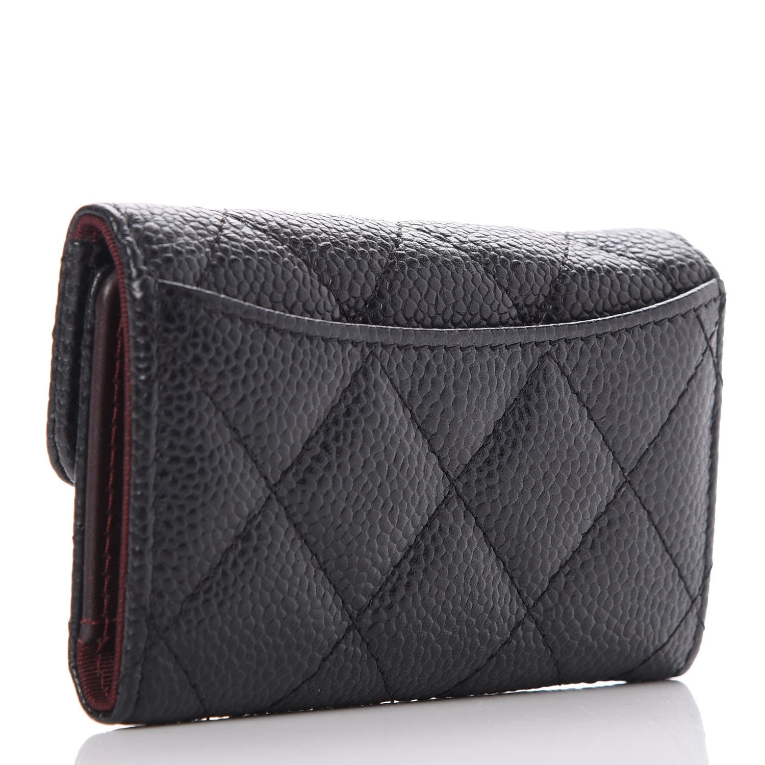 Chanel Caviar Quilted 6 Key Holder Black 3 of 8