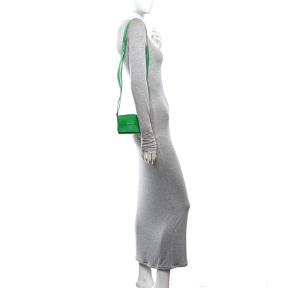 Bottega Veneta Lambskin Maxi Intrecciato Extra Mini Cassette Crossbody Bag Parakeet 2 of 10