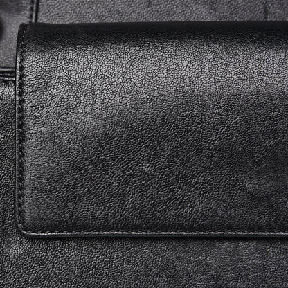 Chanel Sheepskin Quilted Vintage Mademoiselle Flap Black 15 of 22