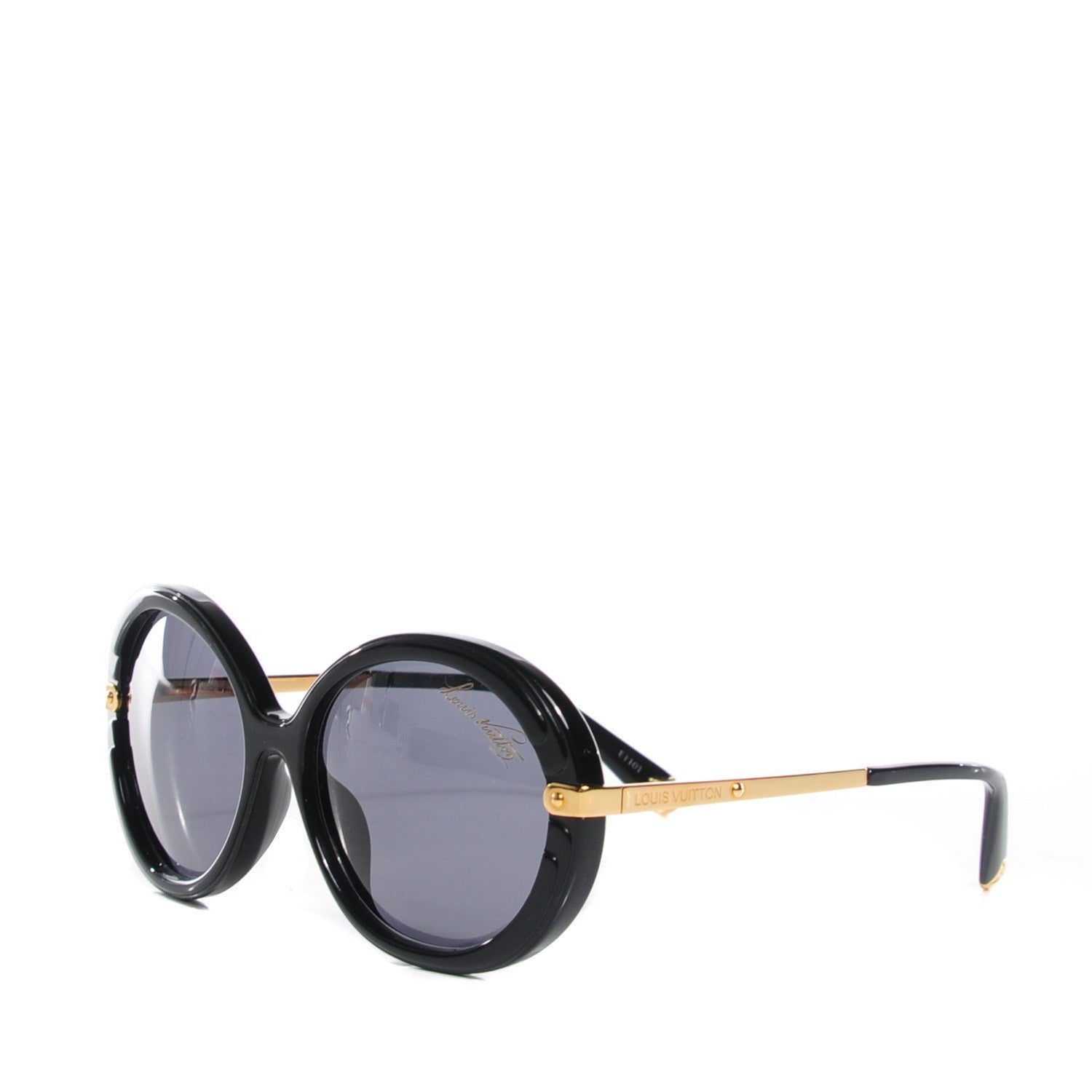 Louis Vuitton LOUIS VUITTON Anthea Sunglasses Z0429E Black 3 of 9