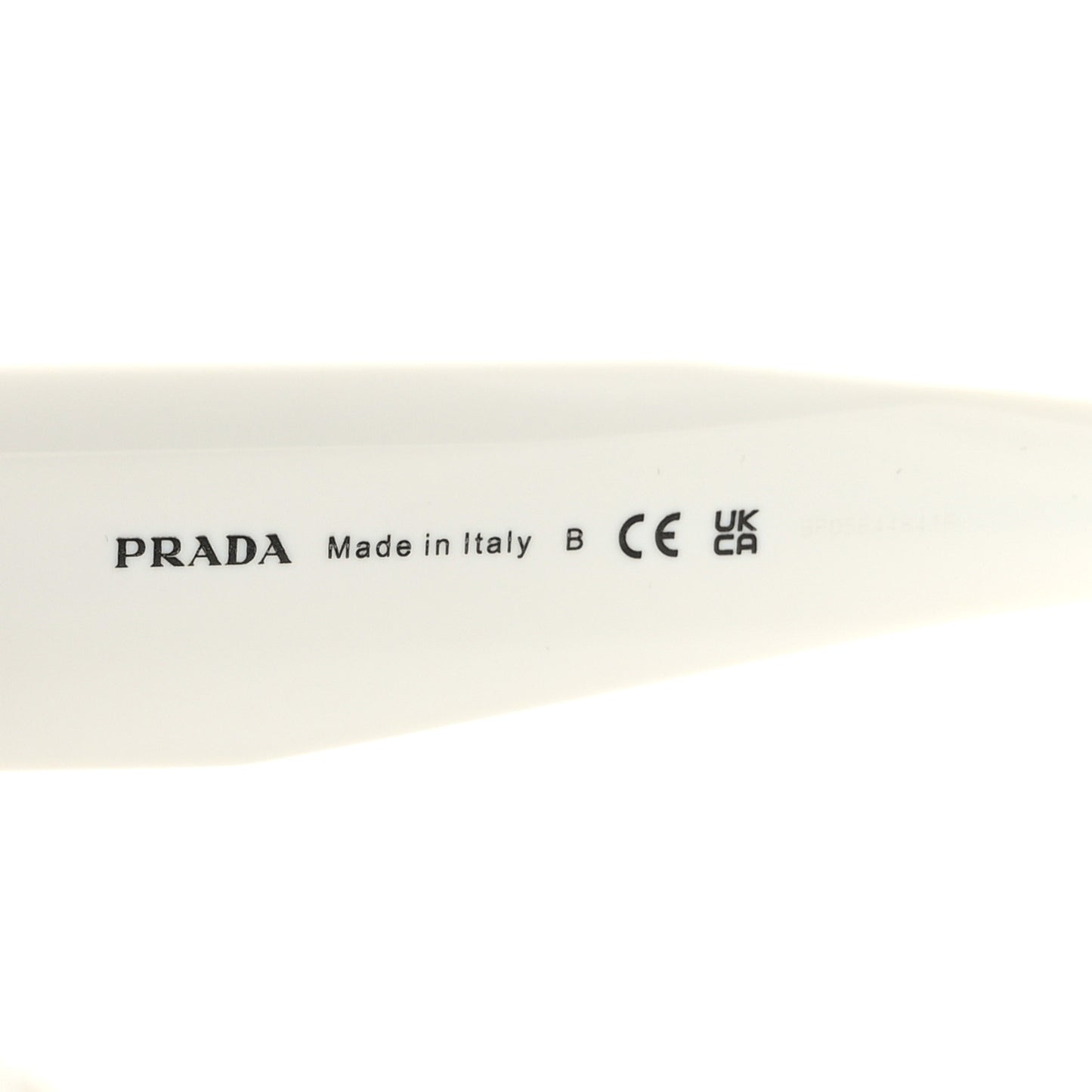 Acetate Symbole Sunglasses SPR 06Y White