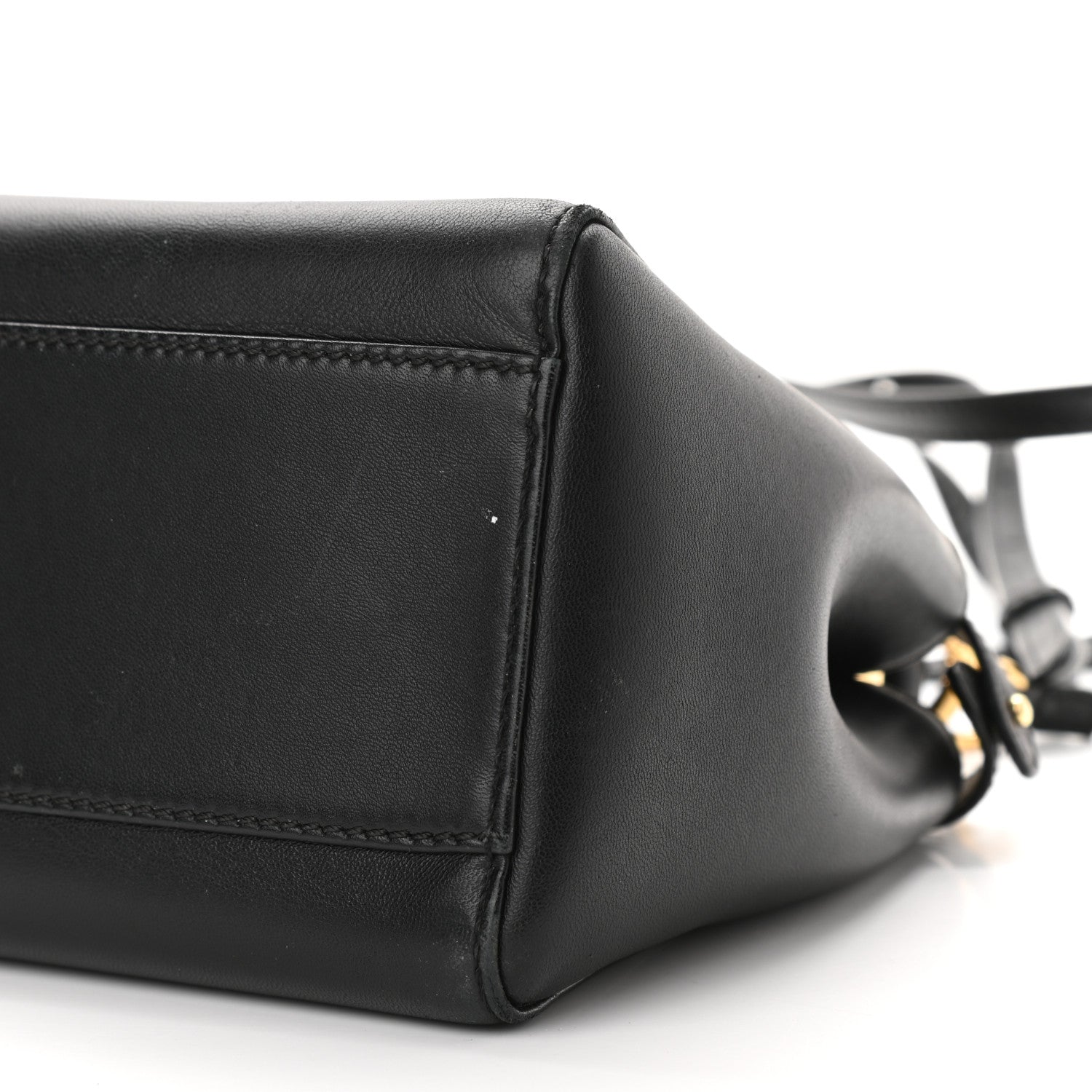 Fendi Nappa Mini Peekaboo Iconic Satchel Black 11 of 14