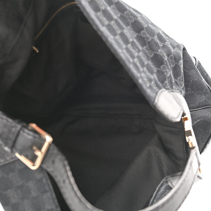 Gucci Monogram Medium Charlotte Hobo Black 5 of 9