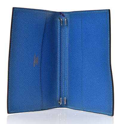 Hermes Courchevel Globe Trotter Agenda Cover PM Bleu 5 of 9