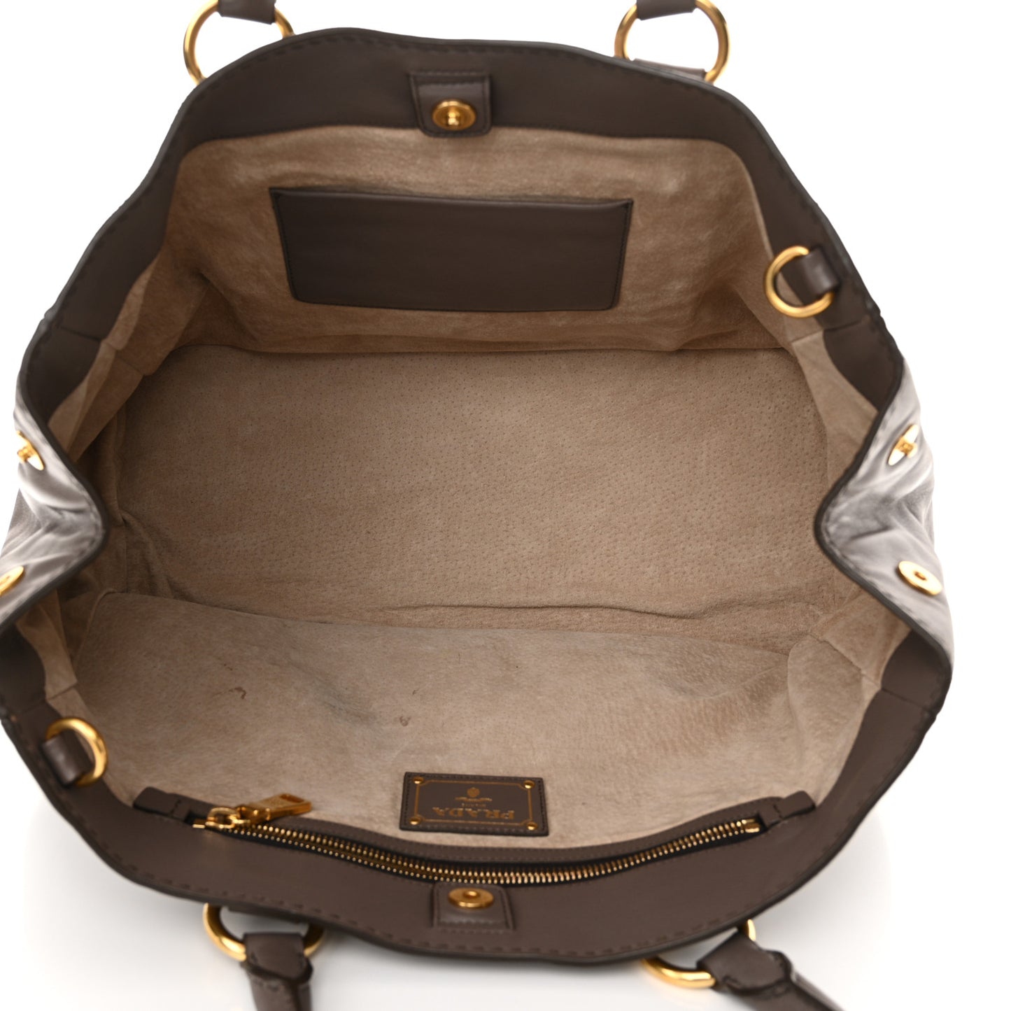 Soft Calfskin Shopping Tote Bambu