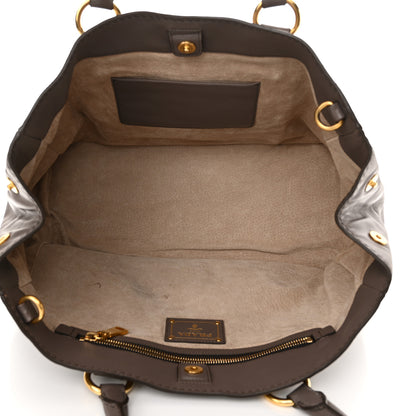 Prada Soft Calfskin Shopping Tote Bambu 5 of 14