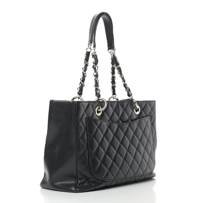 Chanel Caviar Quilted Grand Shopping Tote GST Black 2 of 16