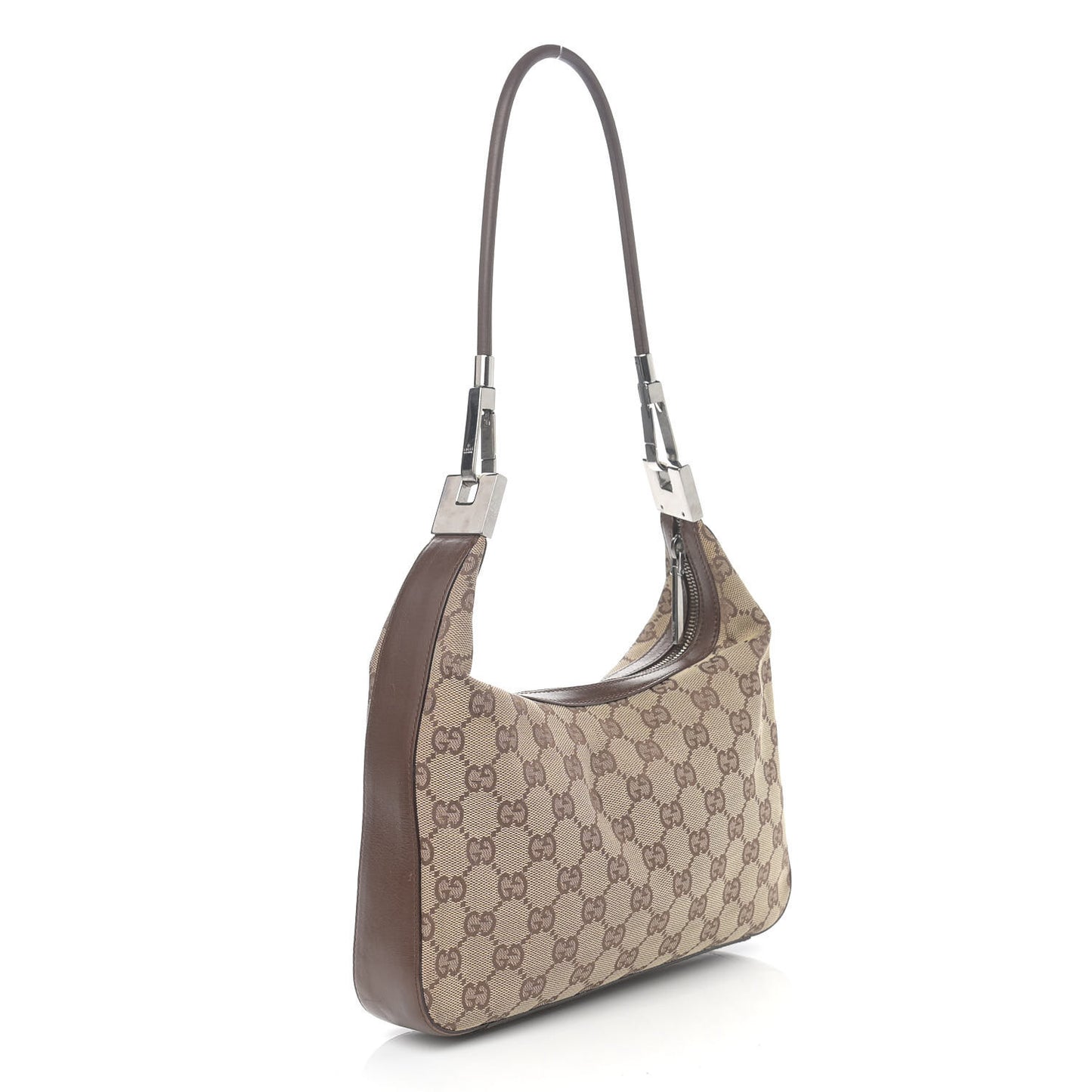 Monogram GG Small Clasp Hobo Brown