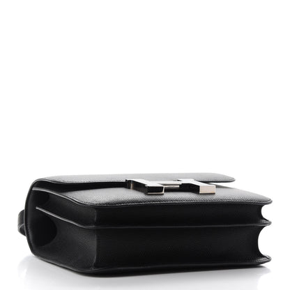 Hermes Epsom Horseshoe Enamel Constance 24 Black 4 of 24