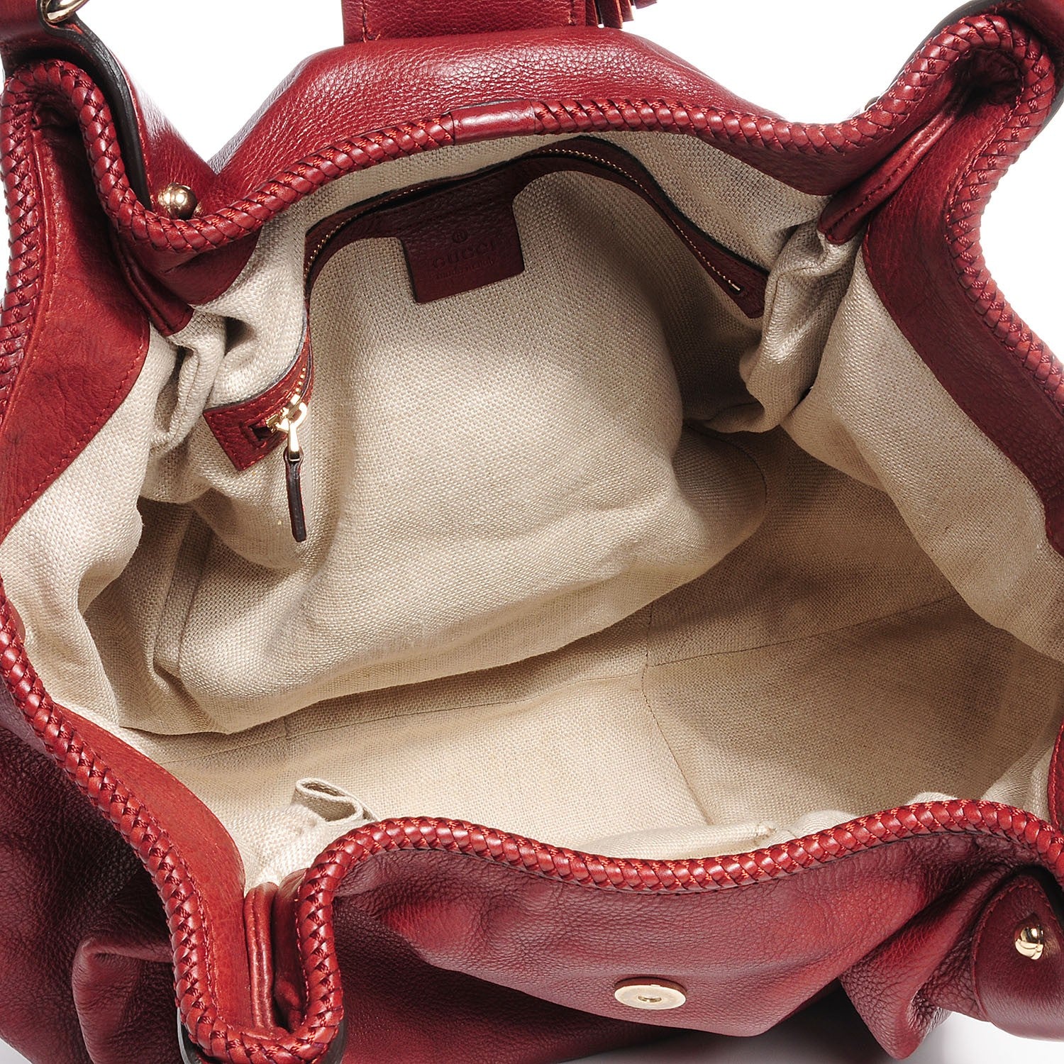 Gucci Leather Medium Marrakech Shoulder Bag Red 9 of 9