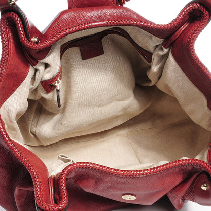 Gucci Leather Medium Marrakech Shoulder Bag Red 9 of 9