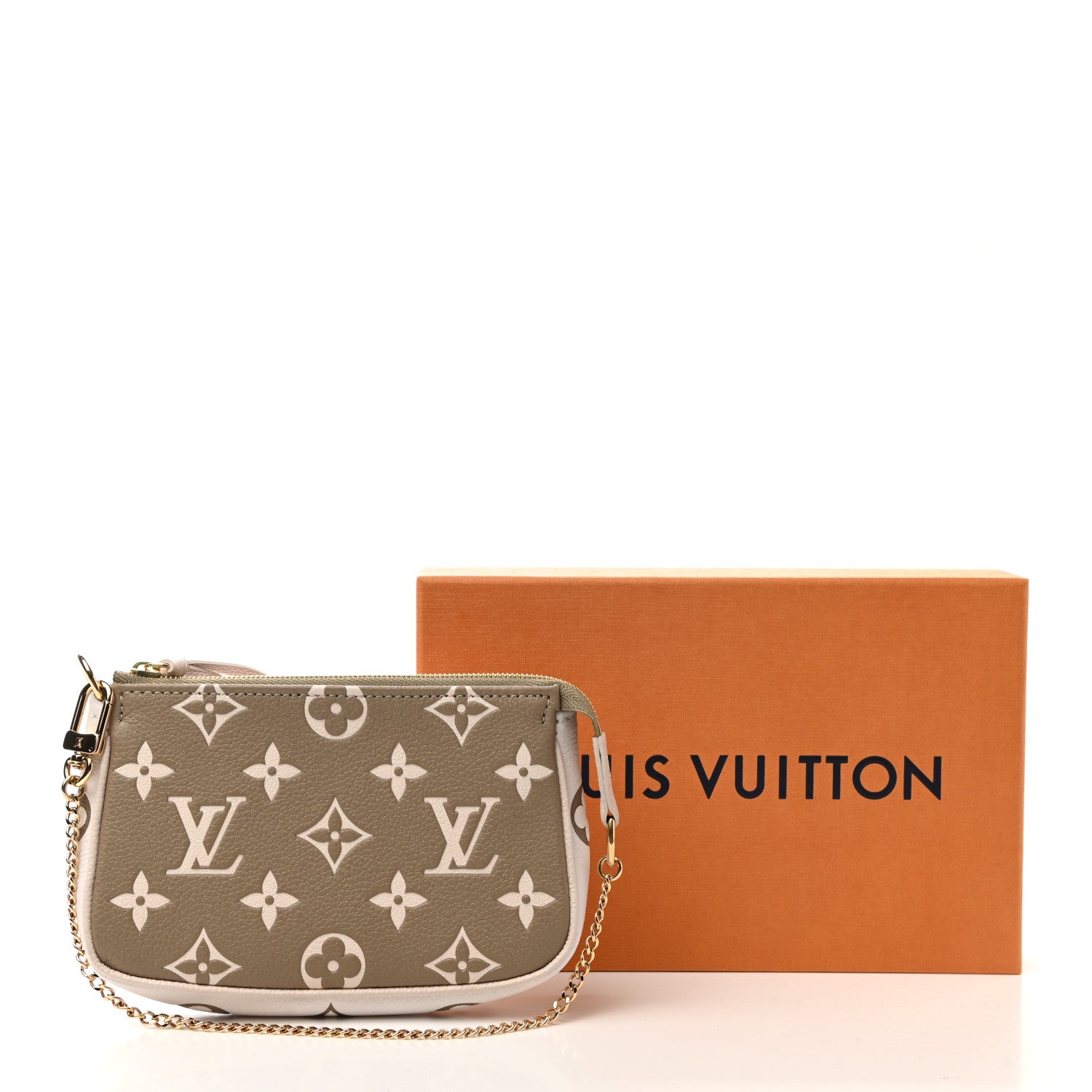 Louis Vuitton Empreinte Spring in the City Mini Pochette Accessories Kaki Beige Cream 7 of 7