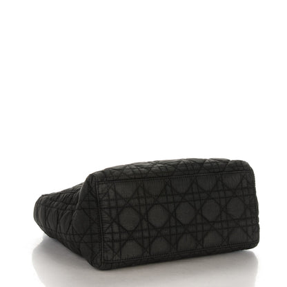 Christian Dior Nylon Cannage Medium Lady Dior Black 4 of 9