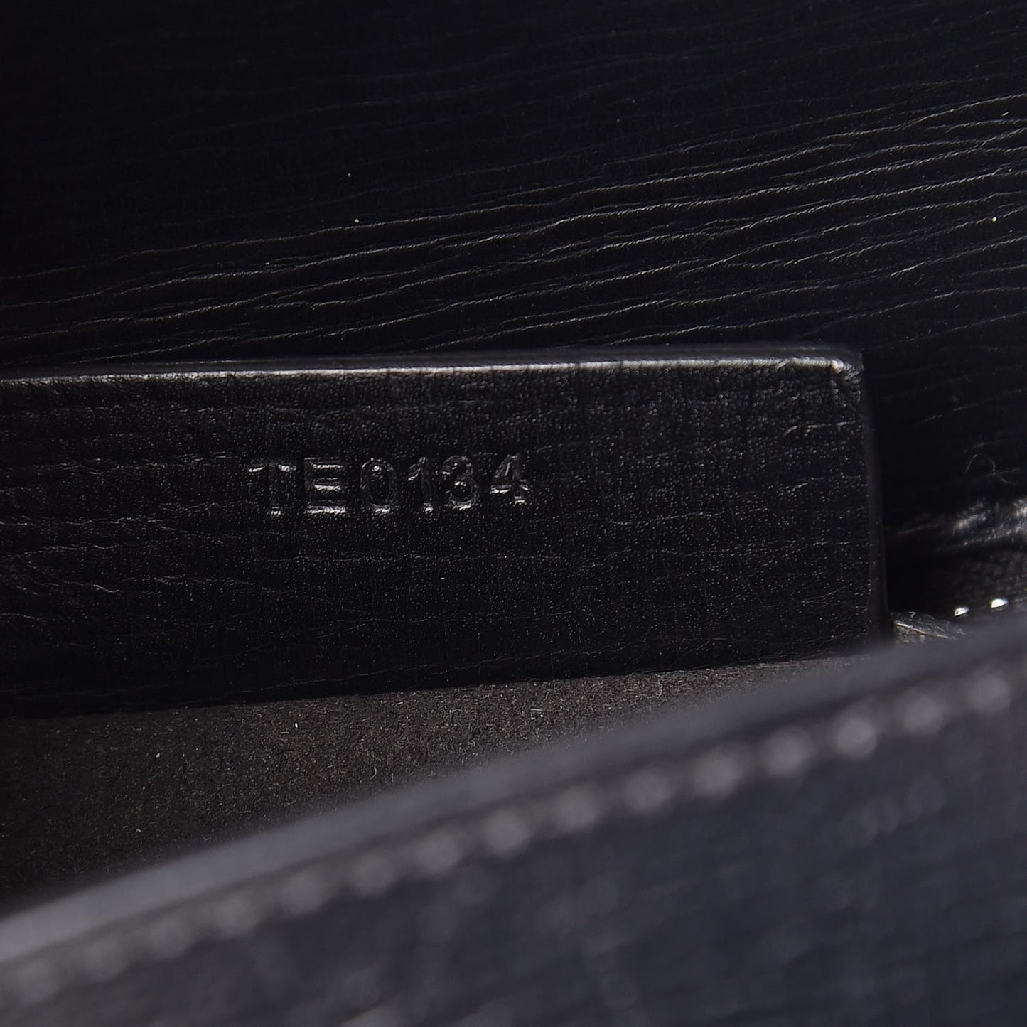 Textured Calfskin Mini Pandora Box Crossbody Bag Black