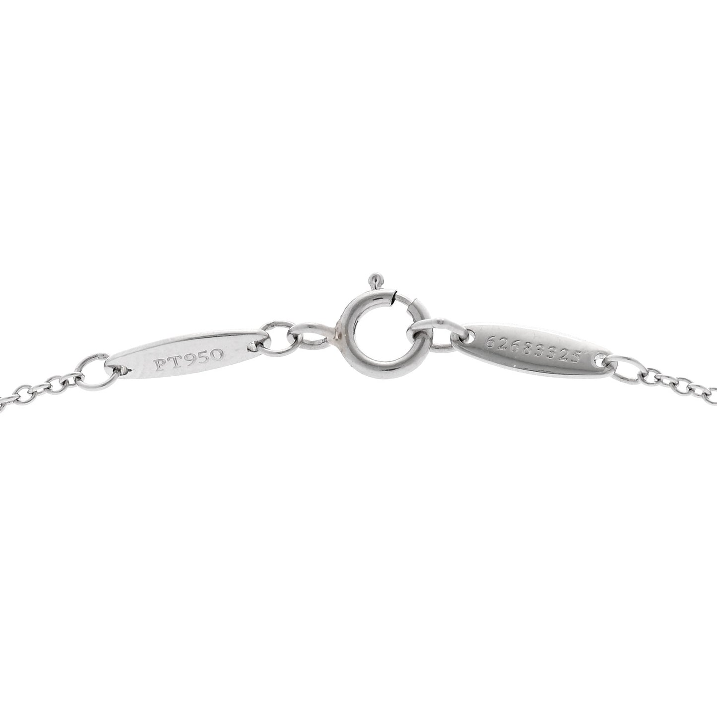 Platinum Diamond .22ct Elsa Peretti Diamonds By The Yard Pendant Necklace