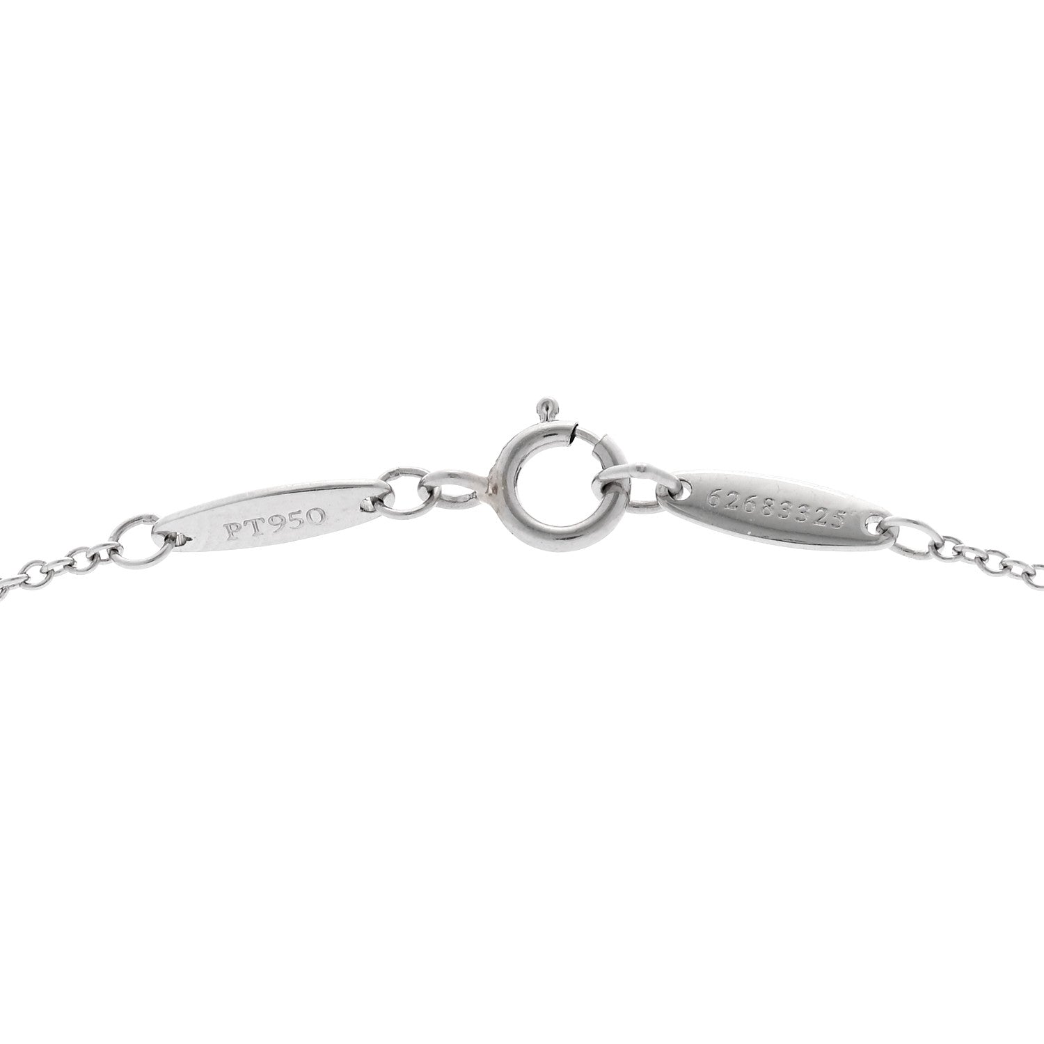 Tiffany Platinum Diamond .22ct Elsa Peretti Diamonds By The Yard Pendant Necklace 5 of 5