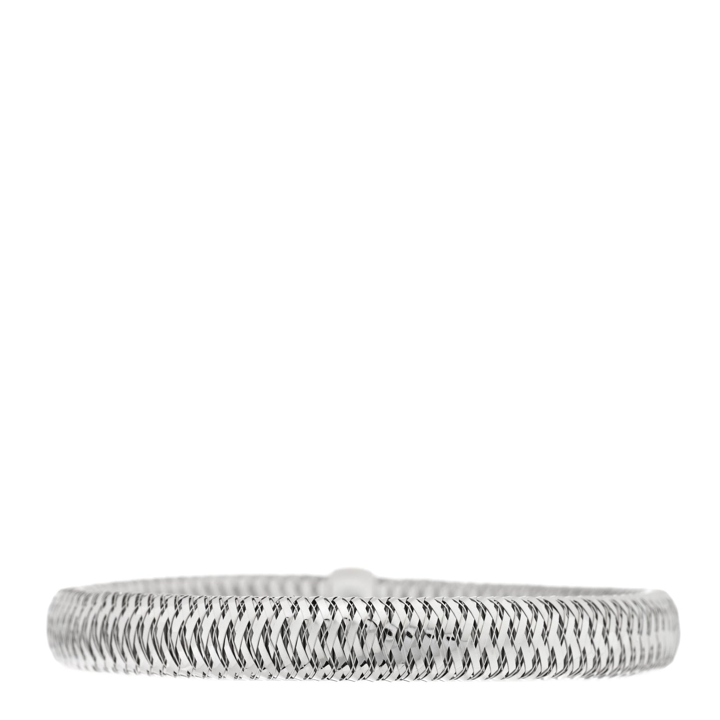 18K White Gold Primavera Flex Bangle Bracelet