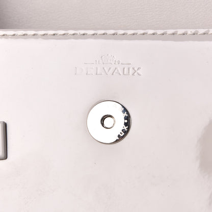 Delvaux Patent Calfskin Micro Tempete Satchel Gray 11 of 11